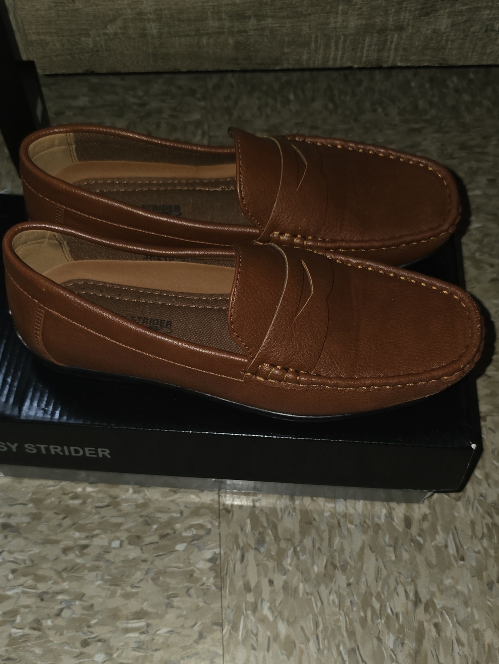 Kids Brown Dress Penny Loafers - Youth Dress Shoes